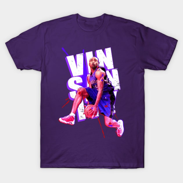 Vinsanity Raptor Paint Vince Carter T Shirt TeePublic
